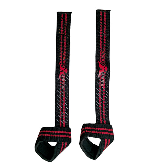Cotton Weightlifting Straps with Wrist Support - Professional Gym Equipment Kuwait