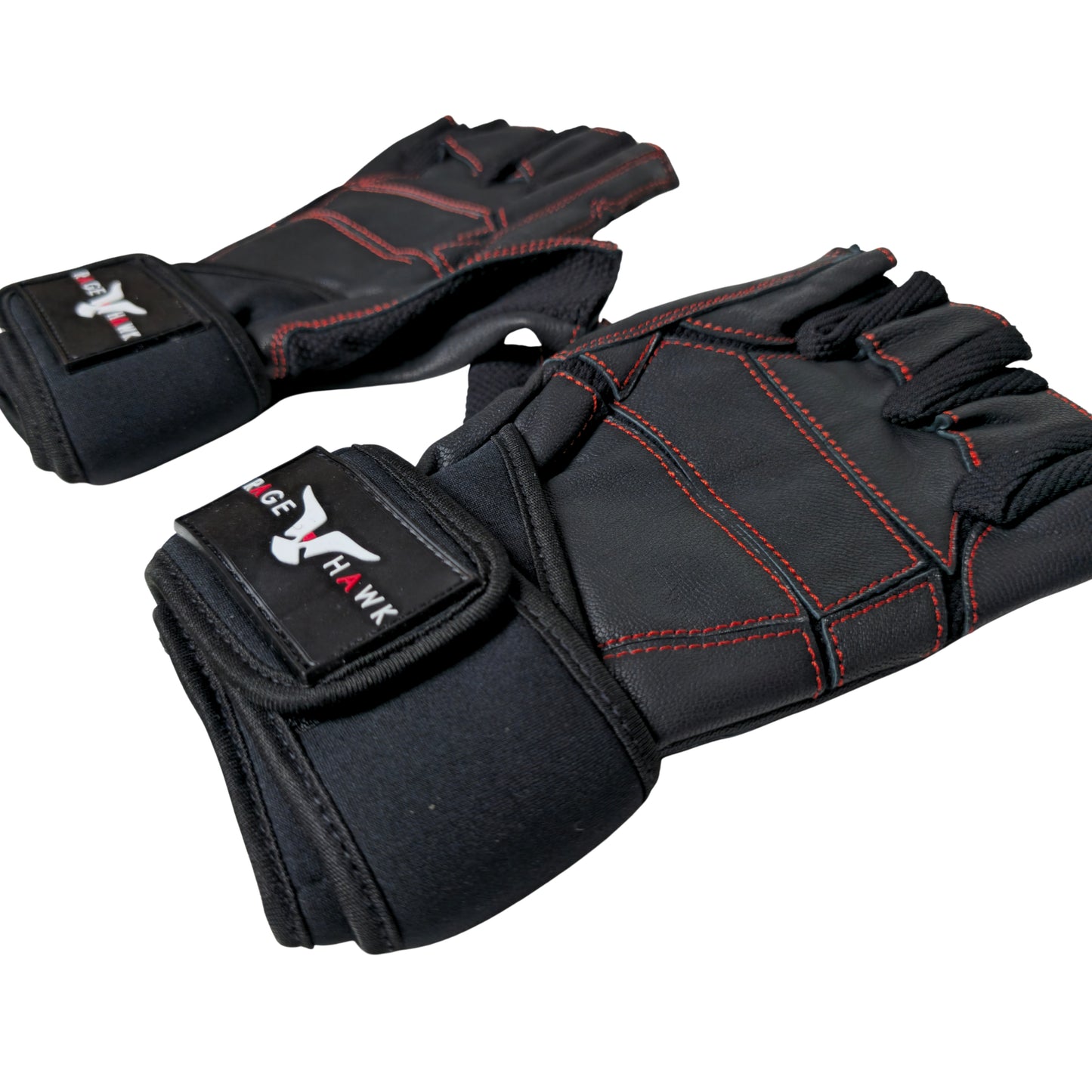 Weightlifting Leather Gloves with Wrist