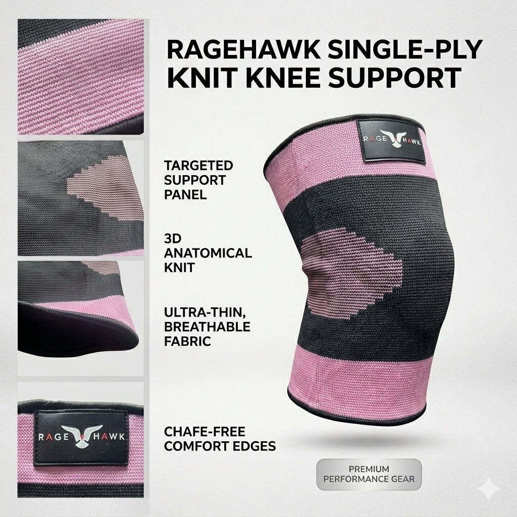 Knee Support - Single PLY (PINK)
