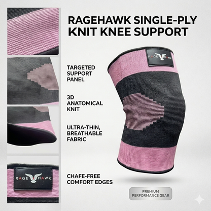 Knee Support - Single PLY (PINK)