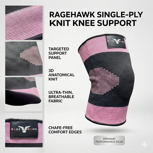 Knee Support - Single PLY (PINK)