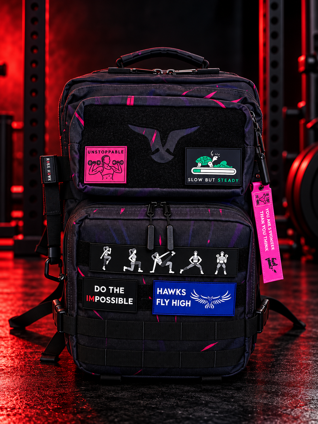 Tactical Backpack (With Meal Prep) - Neon Rays 35L