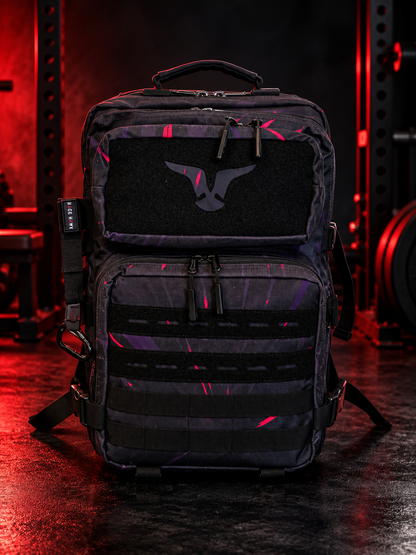 Tactical Backpack (With Meal Prep) - Neon Rays 35L