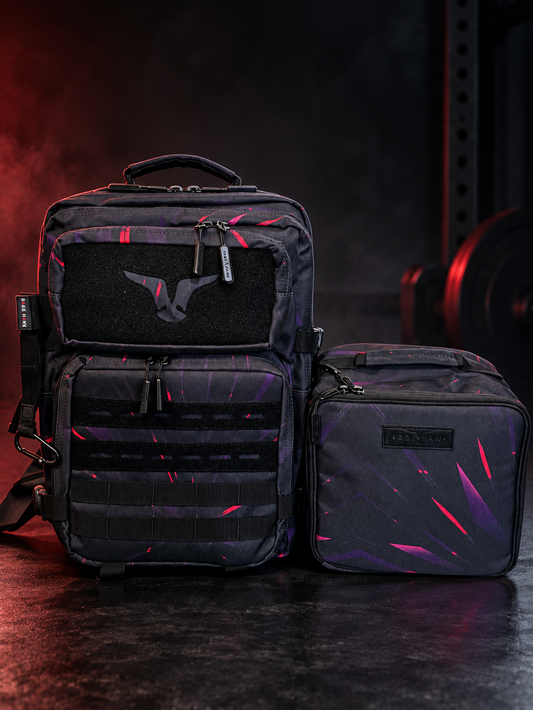 Tactical Backpack (With Meal Prep) - Neon Rays 35L